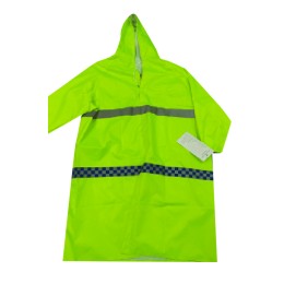 Order mid-length raincoat design double reflective tape raincoat traffic engineering road safety hooded raincoat  HK STOCK  SKRT051 Order mid-length raincoat design double reflective tape raincoat traffic engineering road safety hooded raincoat  HK STOCK  SKRT051